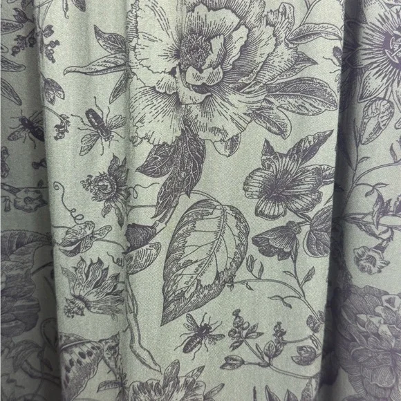 Disturbia Meadow Flowers Floral Print Tiered Midi Dress - Picture 6 of 8